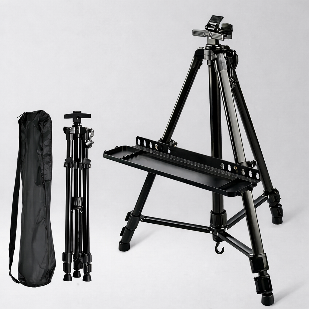 Professional Adjustable Tripod Art Stand with Storage Bag