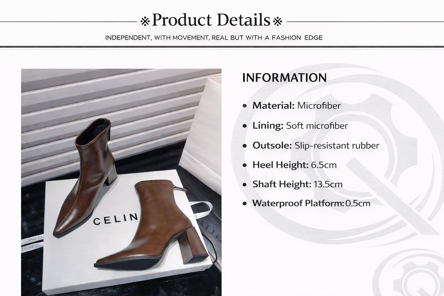 Women’s Pointed-Toe Ankle Boots - Image 8