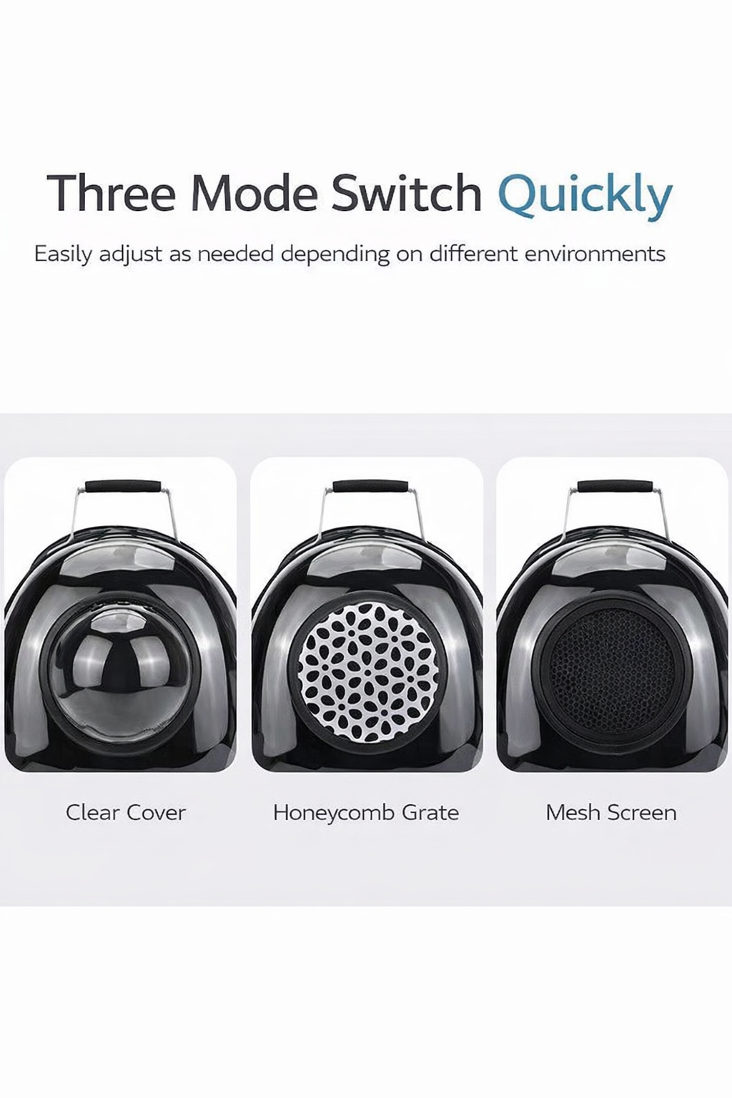 Astronaut Bubble Pet Backpack Carrier – Breathable Travel Bag for Cats & Small Pets - Image 10