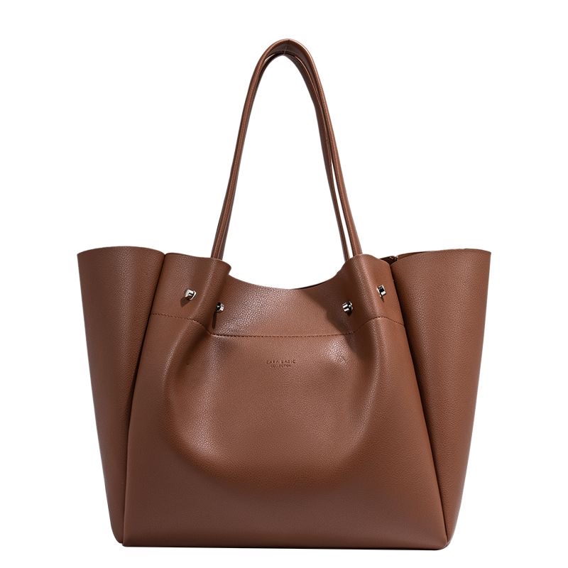 ZARA Soft Leather Shopper Bag - Image 7