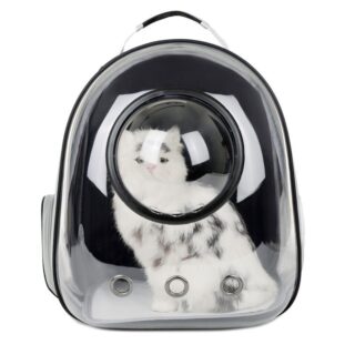Astronaut Bubble Pet Backpack Carrier – Breathable Travel Bag for Cats & Small Pets
