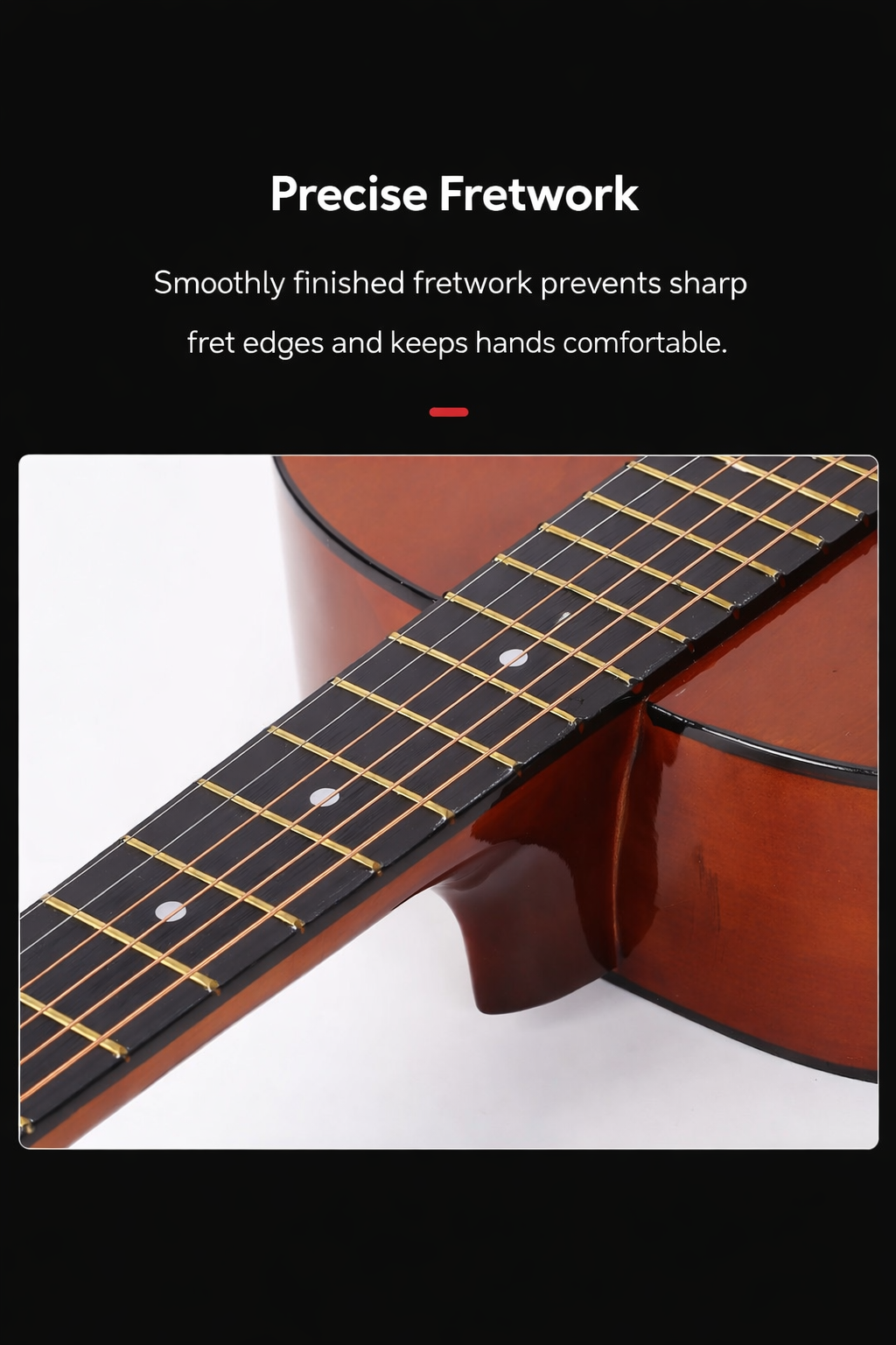 Runyoung ET-306 36″ Acoustic Guitar – Beginner-Friendly for Kids & Adults music instrument. - Image 9