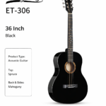 Runyoung ET-306 36″ Acoustic Guitar – Beginner-Friendly for Kids & Adults music instrument.