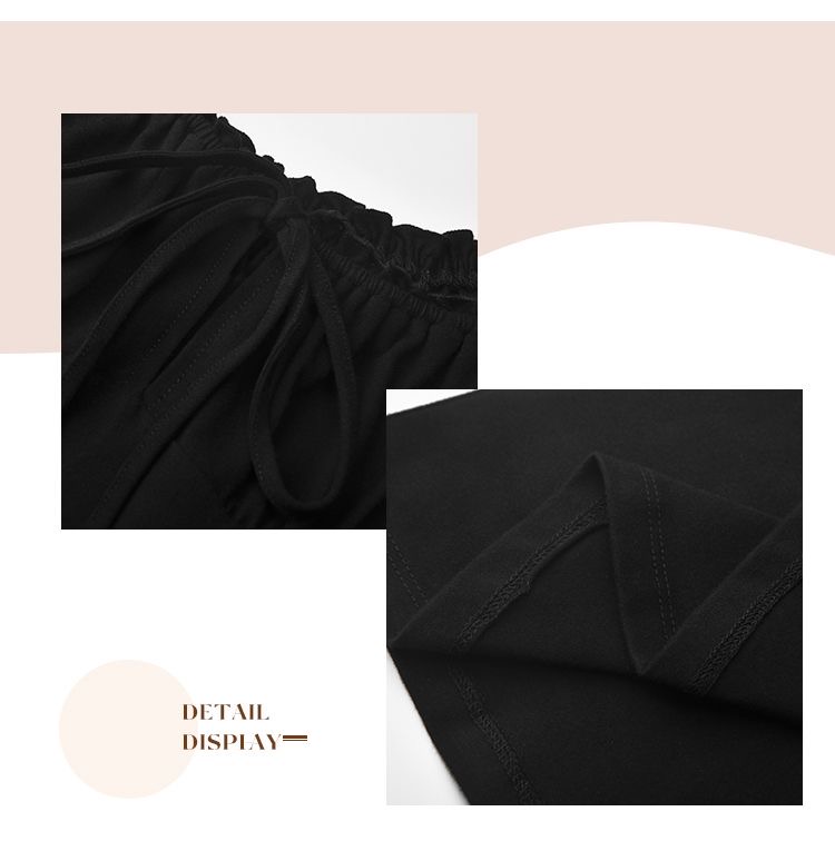 Womens Clothes Off-Shoulder Puff Sleeve Bodycon Mini Dress - Image 16