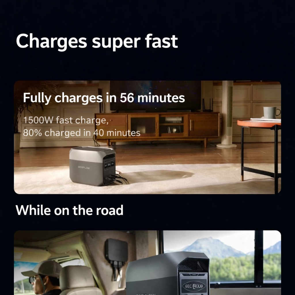 EcoFlow DELTA 3 Portable Power Station - Image 4