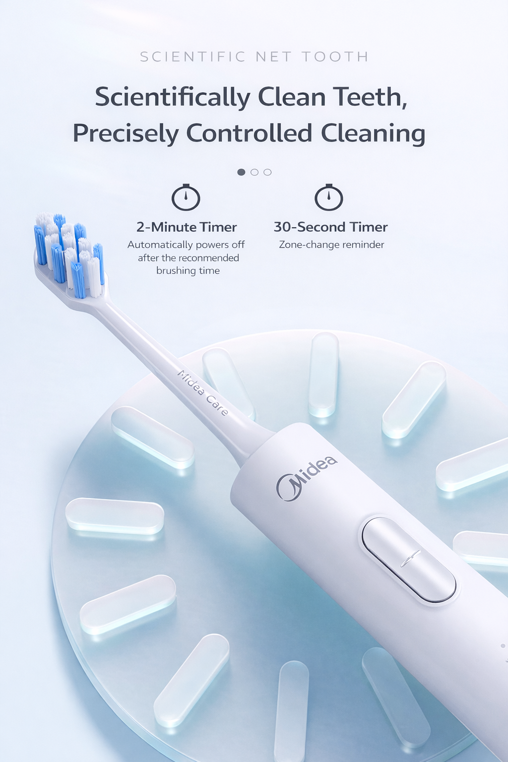 Midea S1PX Sonic Electric Toothbrush - Image 5