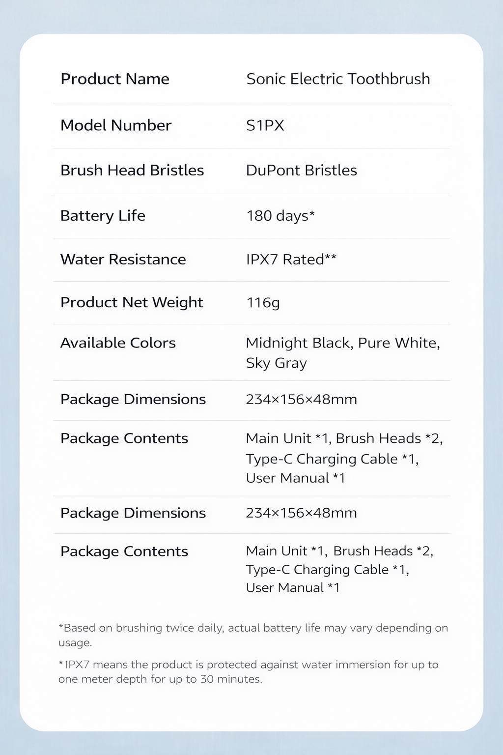 Midea S1PX Sonic Electric Toothbrush - Image 4