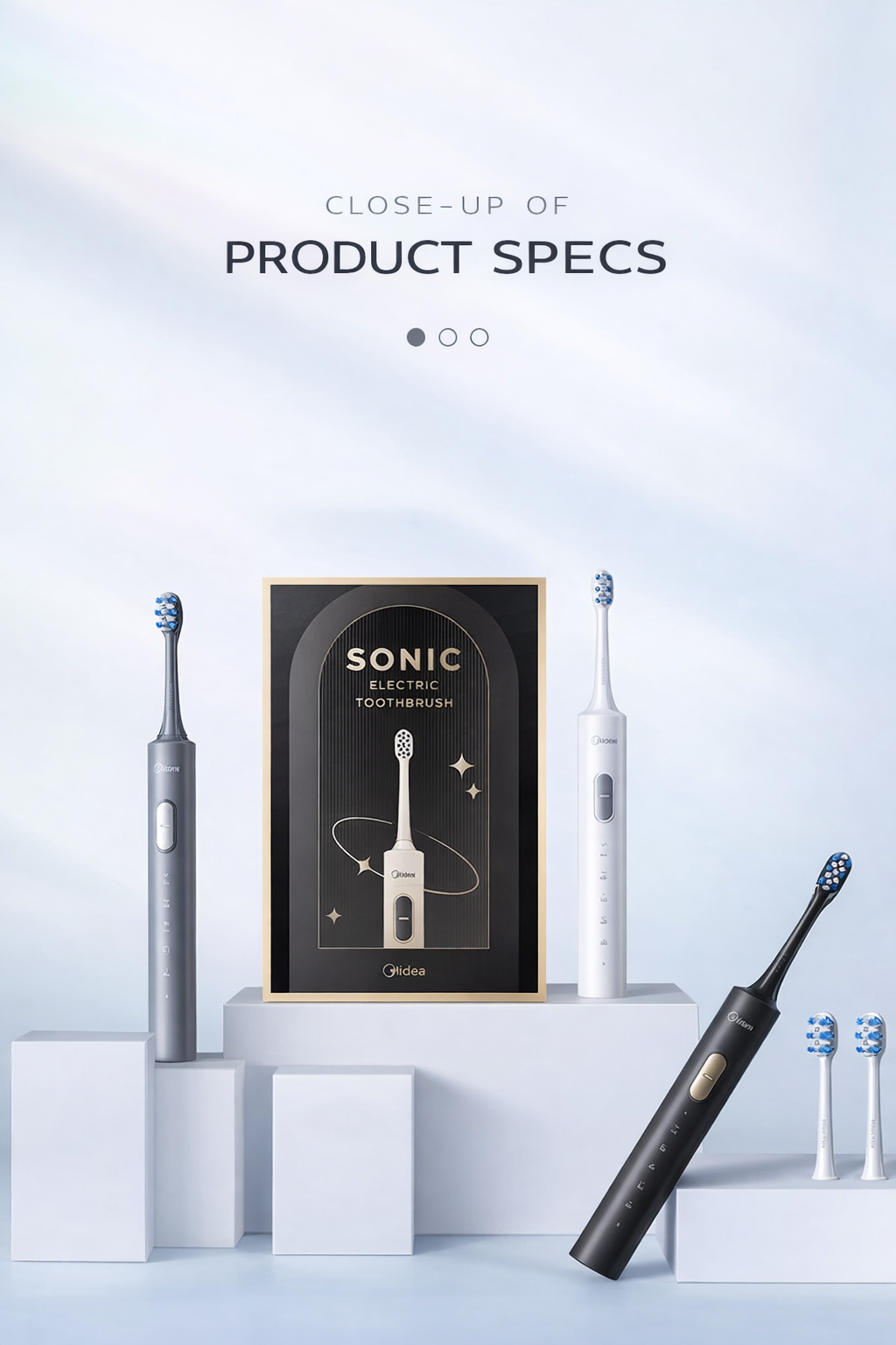 Midea S1PX Sonic Electric Toothbrush - Image 7