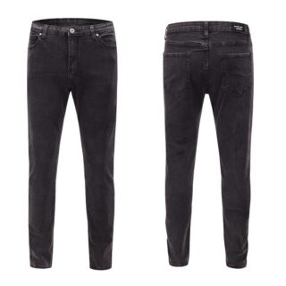 Mens Black Washed Slim Fit Denim Jeans Clothes