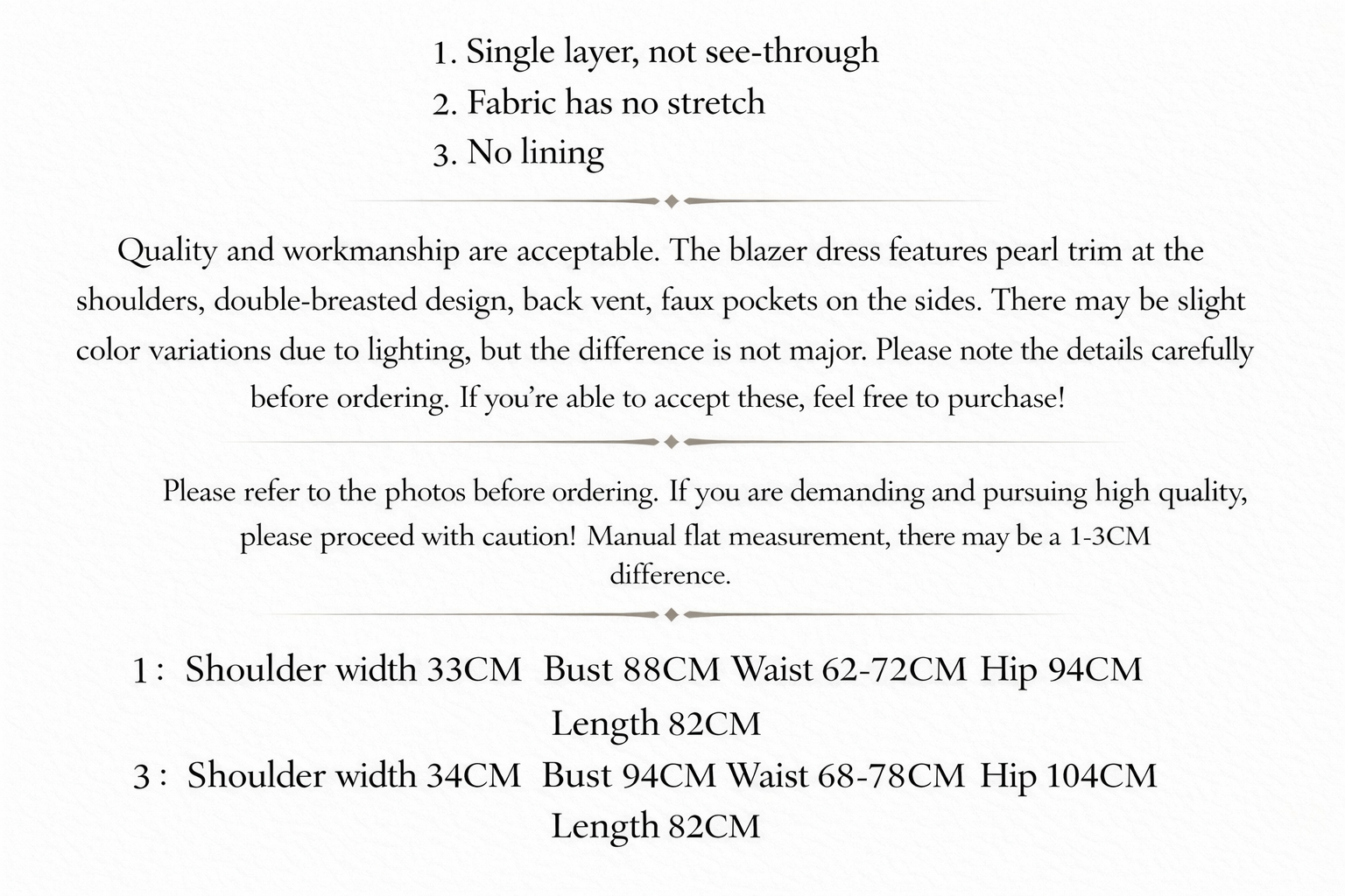 Light Blue Double Breasted Blazer Mini Dress Womens Clothes ! - Image 11