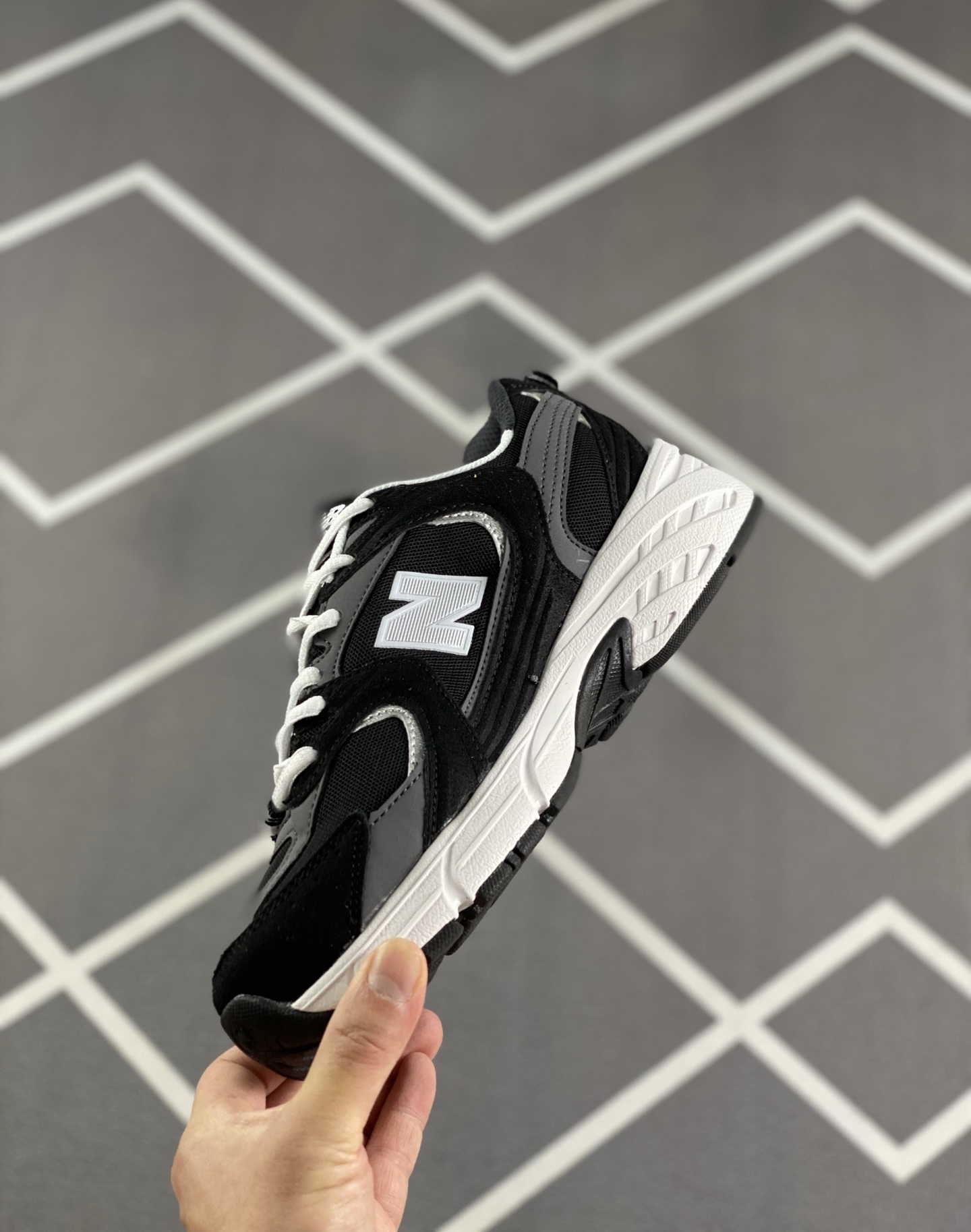 New Balance NB530 black Men Women's Shoes PL01 - Image 2