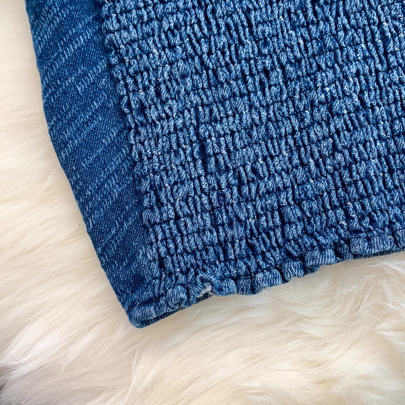 Women’s Ombre Denim Strapless Top and Flared Jeans Set Clothes ! - Image 13