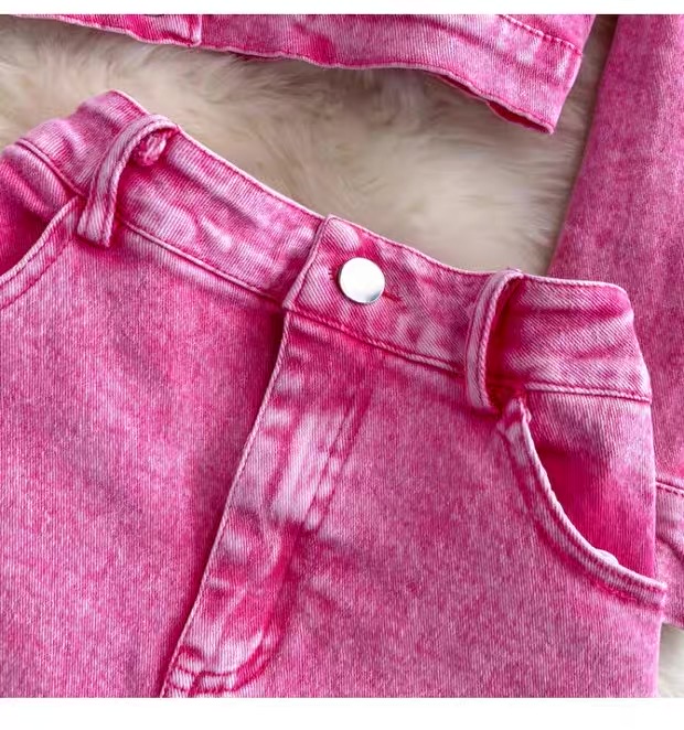 Women’s Denim Jacket and Midi Skirt Set Clothes ! - Image 14