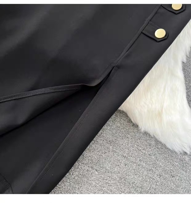 Women’s Black Cropped Blazer and Midi Skirt Set Clothes ! - Image 18