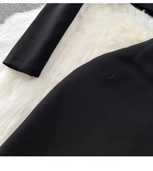 Women’s Black Cropped Blazer and Midi Skirt Set Clothes ! - Image 20