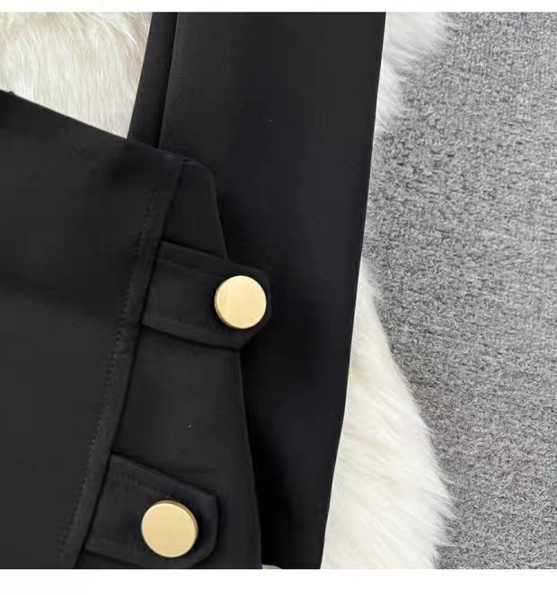 Women’s Black Cropped Blazer and Midi Skirt Set Clothes ! - Image 22