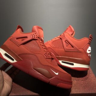 Nike Air 4 Retro Basketball Shoes – Red (Unisex)